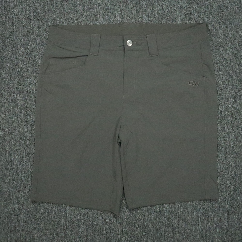 Outdoor Research Shorts Mens 35 Gray Voodoo Chino‎ Lightweight Stretch Hiking